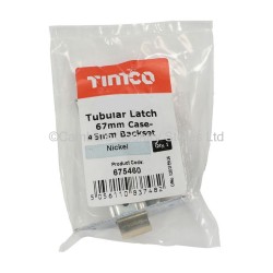 Timco Tubular Latch Nickel 67mm